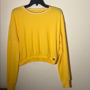 Yellow Hollister sweater